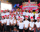Nisarga Play School, Kadri celebrate Christmas among Kids
